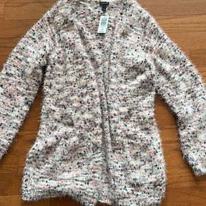 NWT Torrid Fuzzy Popcorn Open Sweater